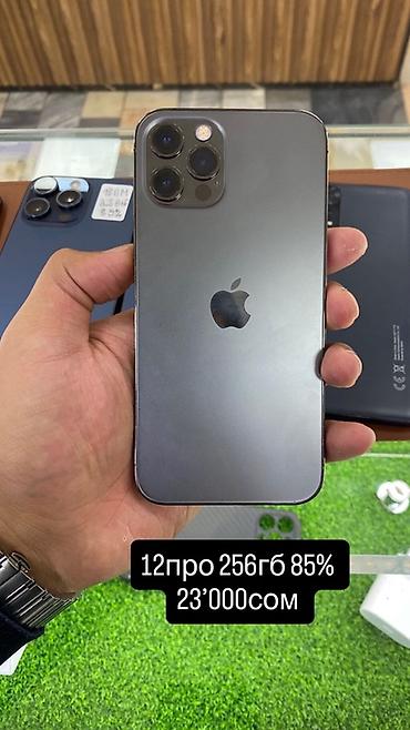 Apple iPhone: IPhone 13 Pro, 256 ГБ, Графит, Зарядное устройство, 84 % — 13