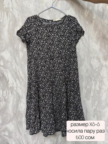 льняные платья для полных: Күнүмдүк көйнөк, Жай, Кыска модель, XS (EU 34)