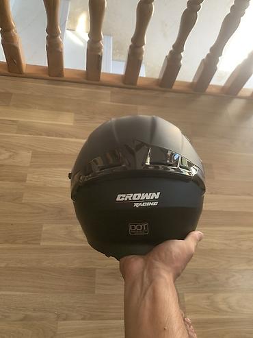 Moto geyim: CROWN Racing modul tipli motosiklet dəbilqəsi - Korpus: davamlı ABS — 10