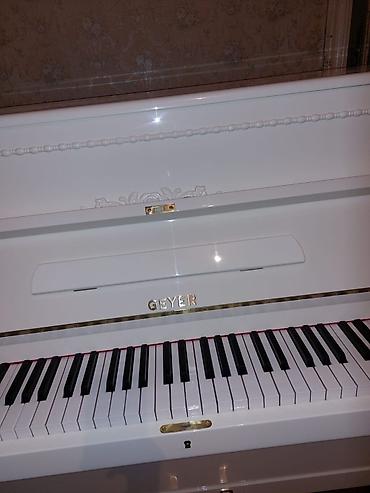 Musiqi alətləri: Pianino GEYER Almaniya stehsalı. Ideal vəziyyədə. Cadrılma və köklənmə — 3