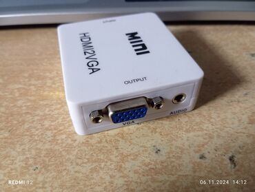 Другие аксессуары для компьютеров и ноутбуков: Продаю переходник hdmi на Vga подходит как на компьютере так и на