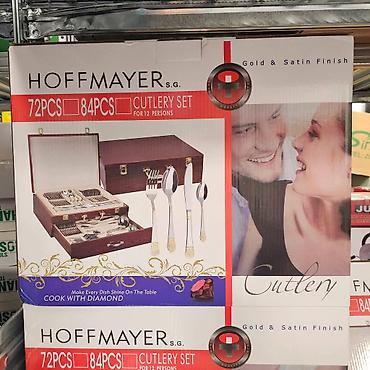 komplet serpi metalac: HOFFMAYER S.G. set escajga – 72 dela za 12 osoba - Materijal — 2
