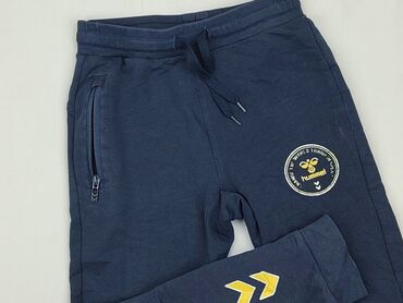 spodnie imitacja skóry: Sweatpants, 8 years, 122/128, condition - Good