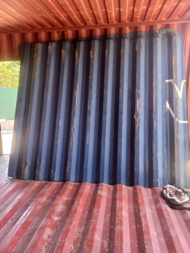 металлический гараж: Продам листы боковой части контейнера8 шт размером 3м×2.7 м