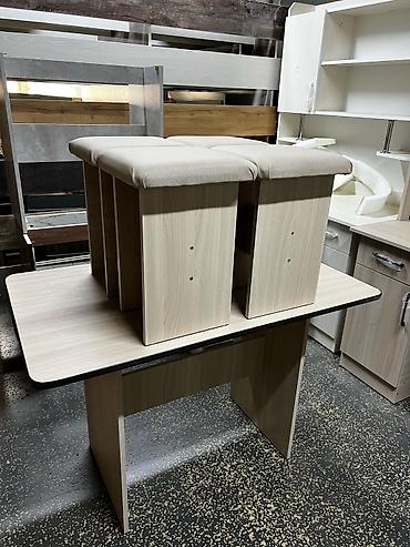 study table: Кухонный стол и стул, Новый, Платная доставка, Самовывоз — 3