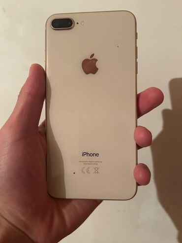 Apple iPhone: IPhone 8 Plus, 64 GB, Sarı, Barmaq izi