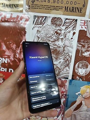 poco 12: Redmi, Redmi Note 12, Б/у, 256 ГБ, цвет - Черный, 2 SIM, eSIM — 3