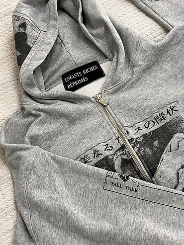 pull and: Худи на молнии Enfants Riches Déprimés серого меланжевого цвета — 1