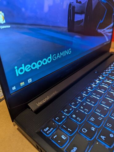 планшет игровой: Ноутбук, Lenovo, 16 ГБ ОЗУ, AMD Ryzen 5, 15.6 ", Б/у, Игровой, память NVMe SSD