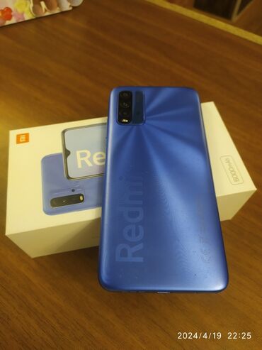 Mobil telefon və aksesuarlar: Xiaomi Redmi 9T, 64 GB, rəng - Mavi