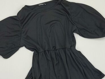czarne cekinowe bluzki: Blouse, XL (EU 42), condition - Good