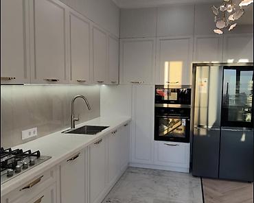 silver kitchen: Кухонный гарнитур, Новый, цвет - Серый — 5