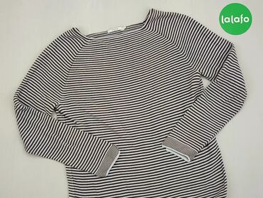 Sweatshirt, S (EU 36), pattern - Strip, color - black
