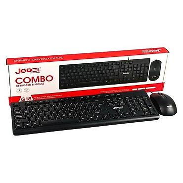 Masaüstü kompüterlər və komponentlər: JEDEL G18 Combo – klaviatura və siçan dəsti - Brend/model: JEDEL G18 — 1