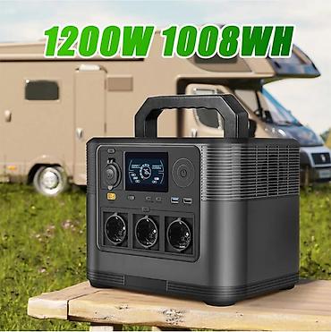 elektirik misar: Portativ Elektrik Stansiyası – 1200W, 1008Wh Güclü və səyyar enerji — 1