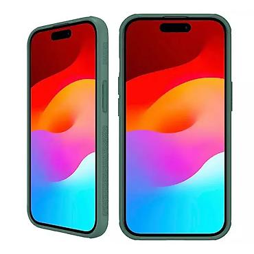 Maske i futrole za telefone: Maska Nillkin Scrub Pro za iPhone 15 Plus 6.7 zelena — 2