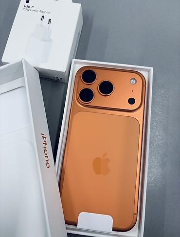 mini iphone: IPhone 17 Pro, Б/у, 256 ГБ, Оранжевый, Коробка, 94 % — 1