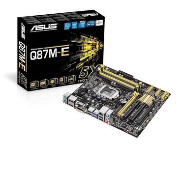 Kompüter və noutbuk aksesuarları: Ana Platası Asus ASUS Q87M-E / 1150", İşlənmiş