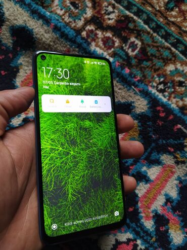 Elektronika: Xiaomi Redmi Note 9 | 128 GB | rəng - Göy 
 | Sensor, Barmaq izi, İki sim kartlı
