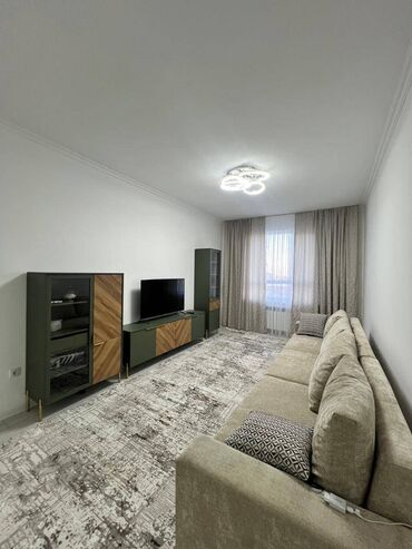 аренда квартир ош на долгий срок: 2 комнаты, Агентство недвижимости, Без подселения, С мебелью полностью