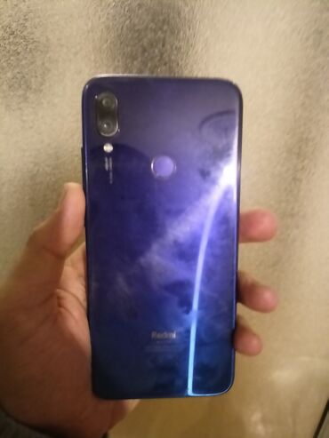 shuby iz lamy: Xiaomi Redmi Note 7, 32 ГБ, цвет - Синий, 
 Отпечаток пальца, Face ID