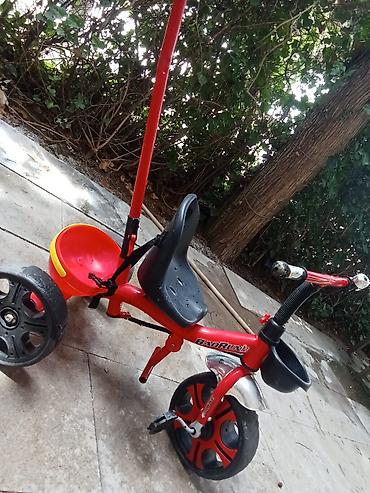 velosiped boyuk: Uşaq üçtəkərli velosipedi – BaoRun - Rəng: qırmızı-qara - 3 təkərli — 2