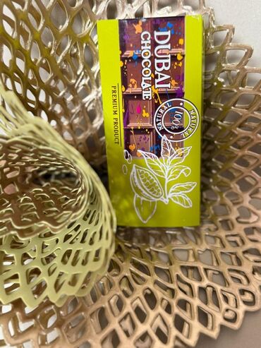 Кондитерские изделия, сладости: Дубайский шоколад с фисташковой пастой 220гр - 900сом Шоколад Волосы — 28