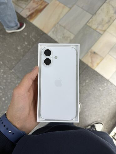 скупка не рабочий холодильник: IPhone 16, Колдонулган, 256 ГБ, Ак, Куту, Бөлүп төлөө менен, 93 %