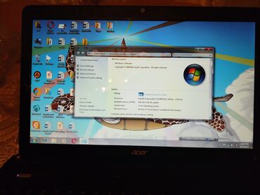 ZAZ: Acer noutbuk - Ekran: 15.6" - Prosessor: Intel Pentium P870 (2.30