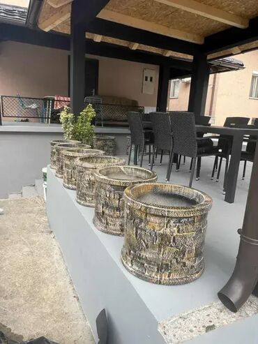 Baštenska dekoracija: Zardinjere Blue stone najveci izbor modela — 5
