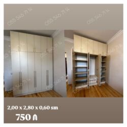 Masalar və oturacaqlar: Yeni, 6 qapı Düz dolab, Şifonyer