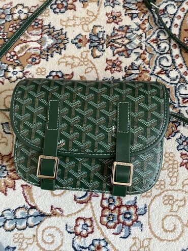 украшения изделия ручной работы: Сумка-чемоданчик через плечо (Goyard) с фирменным геометрическим