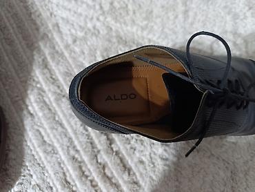 Мужские туфли, 41, Aldo, Б/у, цвет - Черный, Самовывоз