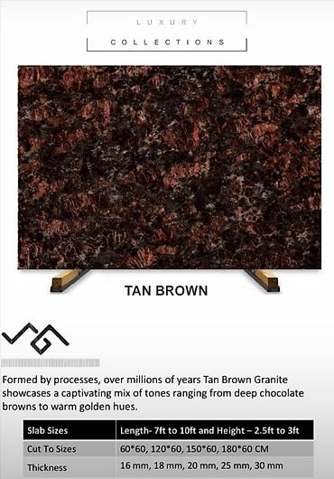 Фасадные гранитные плитки: Ангола блек Сары таш Гранит Мрамор Тан браун Онекис лабрадорит — 12