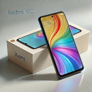 беловодск телефон: Redmi, Redmi 10C, Колдонулган, 128 ГБ, түсү - Кара, 2 SIM