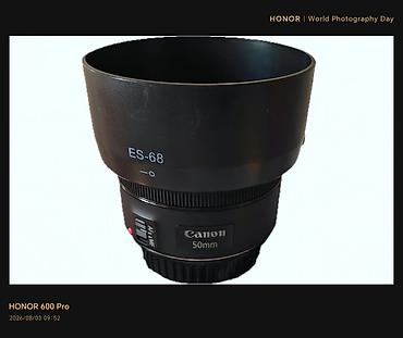 Foto və videokameralar: Canon EF 50mm f/1.8 STM obyektiv demek olarki istifade olunmayib. 550 — 1