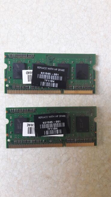 ddr2 ram: Operativ yaddaş (RAM) 2 GB, 1600 Mhz, DDR3, Noutbuk üçün, İşlənmiş