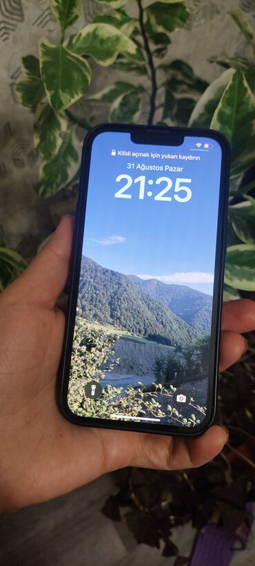 Apple iPhone: IPhone 14 Pro, 128 GB, Natural Titanium, Barmaq izi, Face ID