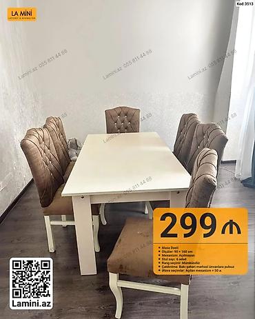 Masa dəsti – La Mini - Ölçülər: 90 x 160 sm - Mexanizm: Açılmayan -