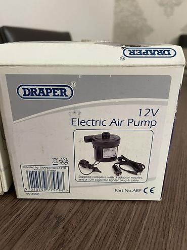 qayıqlar: Draper 12V Electric Air Pump – elektrikli hava pompası - 12V DC — 3
