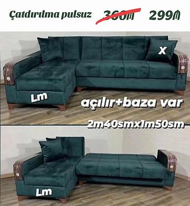 Divanlar: Künc divan, Yeni, Açılan, Bazalı, Parça, Şəhərdaxili pulsuz çatdırılma — 1