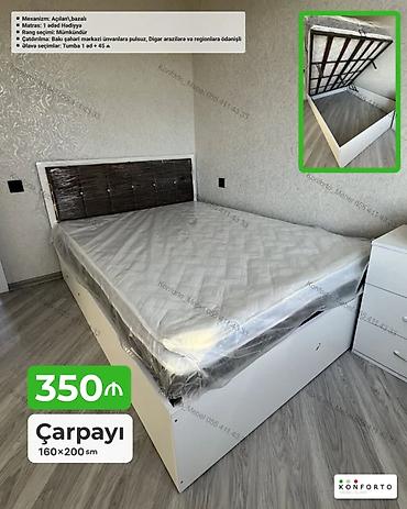 matras ucuz: Çarpayı – 160×200 sm • Mexanizm: açılan, bazalı (yuxarıdan qaldırılan — 1