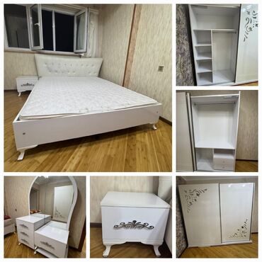 Çarpayılar: İkinəfərlik çarpayı, Dolab, Termo, 2 tumba, İşlənmiş