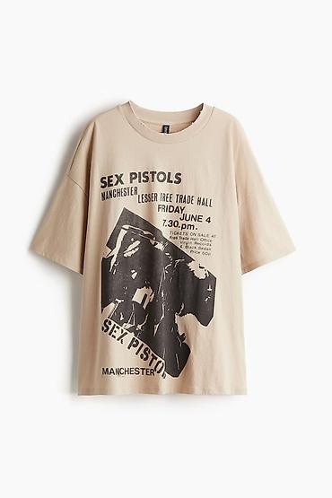 футболка acdc bershka: Футболка унисекс с принтом Sex Pistols Покупалась в Германии в H&M — 6