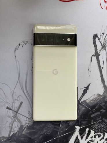 кол саат телефон: Google Pixel 6 Pro, Б/у, 128 ГБ, цвет - Белый, 1 SIM, 2 SIM, eSIM
