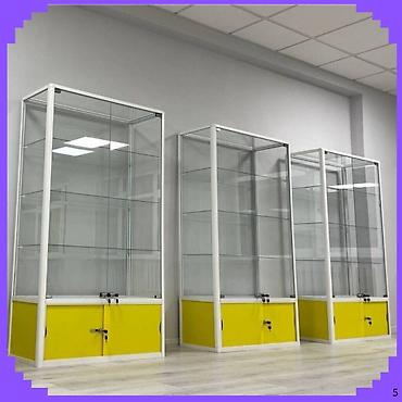 Витрина прилавок витрина стеклянная, торговые витрины металлические at lalafo.kg Витрина прилавок витрина стеклянная, торговые витрины металлические