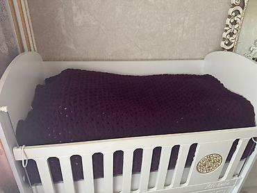 ali bebe mobilya: Uşaq beşiyi – “Ali Bebe” model - Rəng: ağ - Material: MDF/taxta — 3