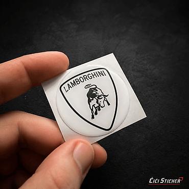 dm tapi: 3D Lamborghini Stikeri za Čepove Felni – 2833 Lamborghini 3D stikeri — 2