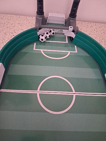 Спорт и отдых: Masaüstü futbol oyunu seti - Oval formalı mini futbol meydançası — 3