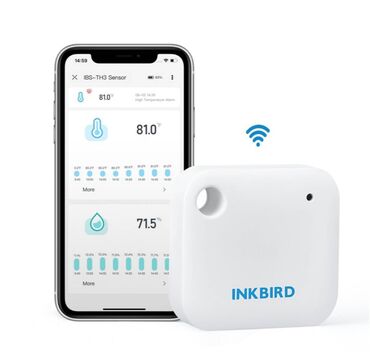 Digər məişət texnikası: Termometr-hiqrometr. Model: INKBIRD IBS-TH3 Wi-Fi. ✅Bir sensorda ikisi